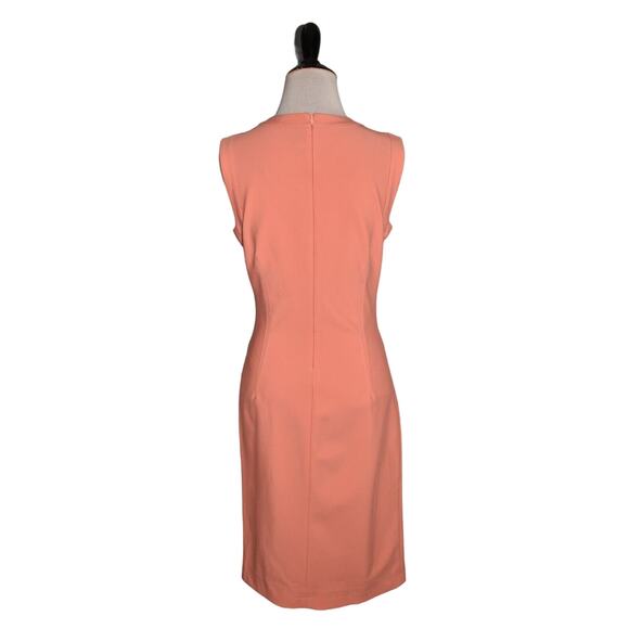 YIGAL AZROUEL NEW $795 Mechanical Stretch Sleeveless Lace-Up‎ Dress Size 6 - Picture 5 of 6
